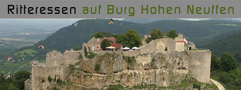 Ritteressen auf Burg Hohen Neuffen