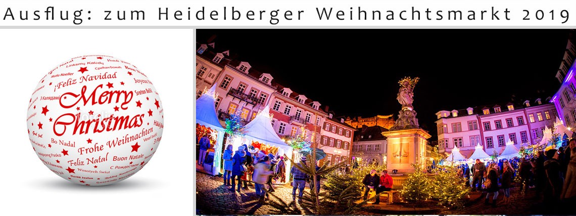 Ausflug: zum Heidelberger Weihnachtsmarkt 2019
