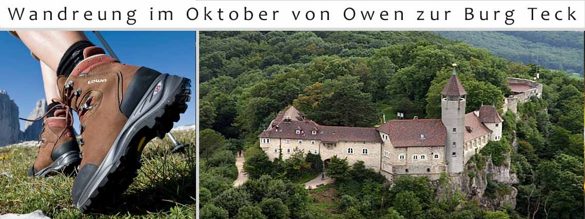 Wandreung von Owen zur Burg Teck
